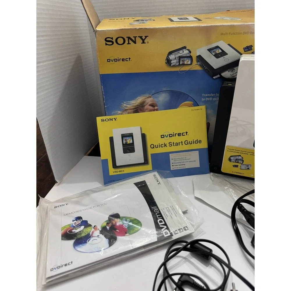 EUC Sony DVDirect VRD-MC3 Multi Function‎ DVD Recorder Transfer Movies Photos